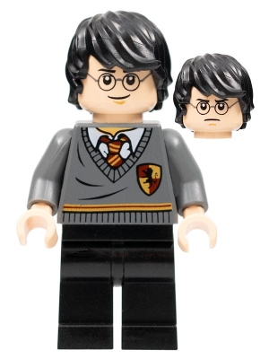 Harry Potter, Gryffindor Stripe and Shield Torso, Black Legs, Tousled Hair