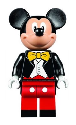 Mickey Mouse, Tuxedo Jacket, Yellow Bow Tie