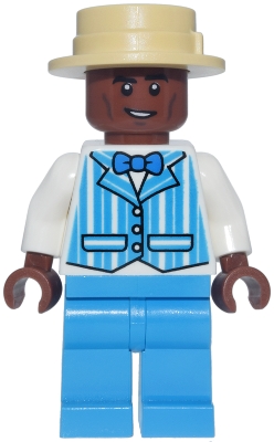 Dapper Dans Quartet Member - Dark Azure Suit