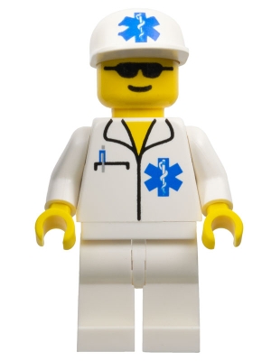 Doctor - EMT Star of Life, White Legs, White Cap