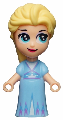Elsa with Bright Light Blue Dress - Micro Doll