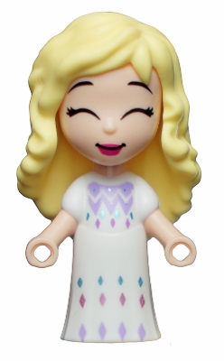 Elsa with White Dress - Micro Doll
