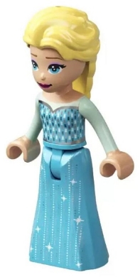 Elsa - Medium Azure Skirt without Cape