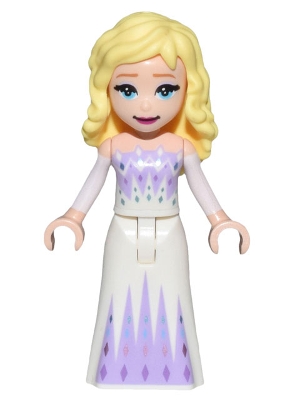 Elsa - White and Lavender Dress