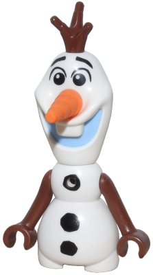 Olaf, Micro-Doll Arms, Stick Hair, Bright Light Blue Mouth