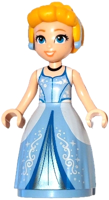 Cinderella, Bright Light Orange Hair, Full Skirt