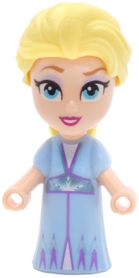 Elsa - Microdoll, Bright Light Blue Dress, Hair in Tail