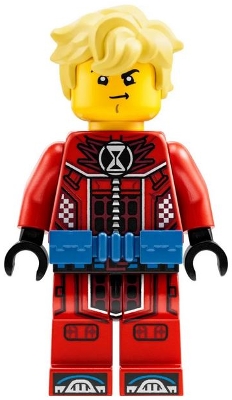 Cooper - Red Racing Suit, Blue Utility Belt, Hair