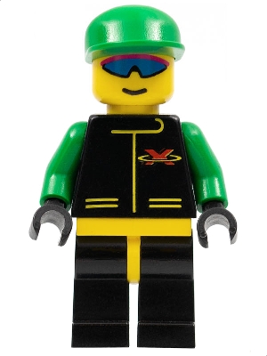 Extreme Team - Green, Black Legs with Yellow Hips, Green Cap
