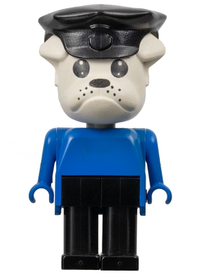 Fabuland Figure Bulldog 2 with Police Hat