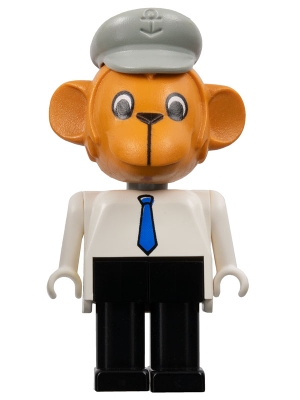 Fabuland Figure Monkey 1 with Light Gray Hat