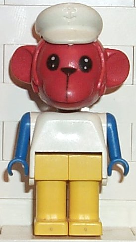 Fabuland Figure Monkey 6 with White Hat