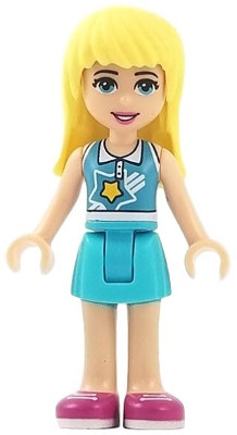 Stephanie - Medium Azure Top, Medium Azure Skirt
