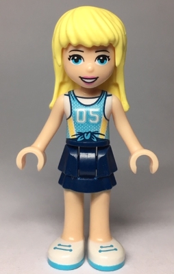 Stephanie - Medium Blue Jersey, Dark Blue Skirt