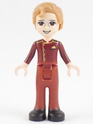 Julian - Dark Red Usher Costume