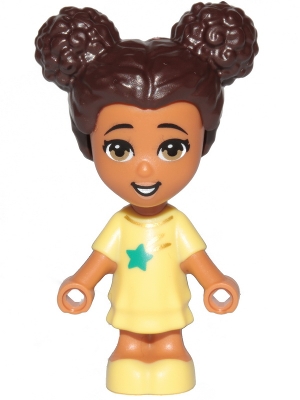 Liz - Microdoll, Bright Light Yellow Dress, Dark Brown Hair