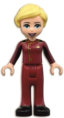 Stephanie - Dark Red Uniform