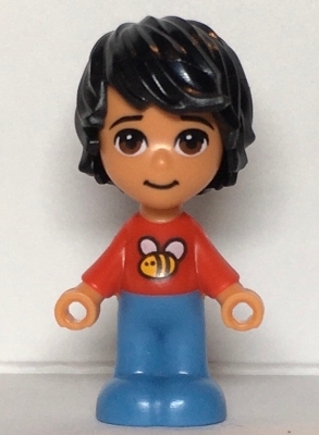 Kevin, Microdoll, Red Shirt, Blue Pants, Black Hair