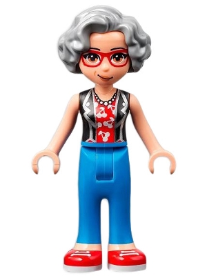 Dottie - Black Jacket, Blue Trousers