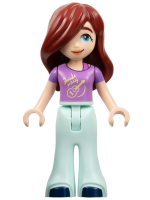 Paisley - Lavender Top, Light Aqua Legs