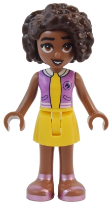 Aliya - Lavender Top, Yellow Skirt