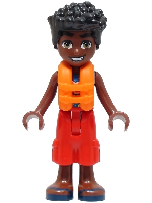 Zac - Safety Vest, Blue Shirt