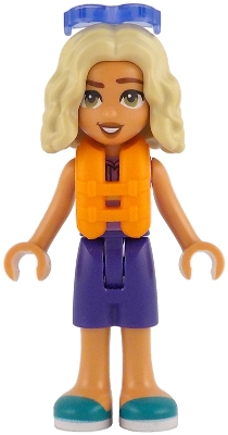 Nova - Lavender Top, Dark Purple Shorts, Life Vest, Sunglasses