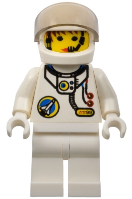 Astronaut - White Torso and Legs, Tans-Black Visor, Female
