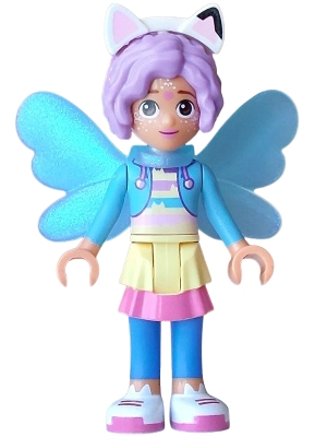 Gabby, Medium Lavendar Hair, Fairy Wings