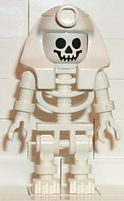 Skeleton with Standard Skull, White Mummy Headdress