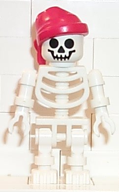 Skeleton with Standard Skull, Red Bandana