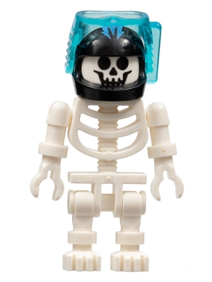 Skeleton with Standard Skull, Black Aquaraiders II Helmet