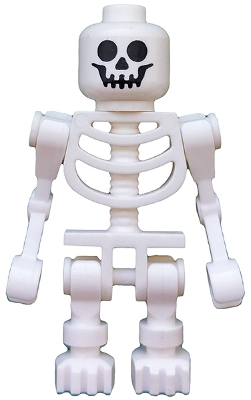 Skeleton, Fantasy Era Torso with Standard Skull, Mechanical Arms Bent