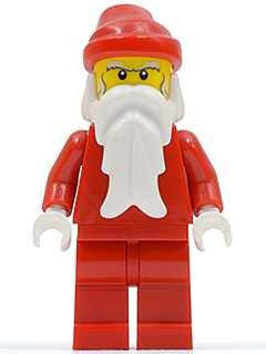 Santa, Red Legs, White Bushy Eyebrows