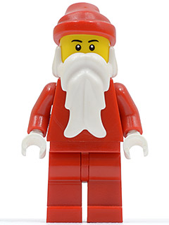 Santa, Plain Red, White Hands