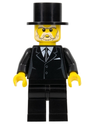 Suit Black, Top Hat - Sleigh Driver