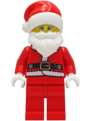 Santa, Coat and Belt, Plain Red Legs, Santa Hat (3626c Head)