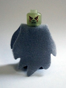 Lord Voldemort — Glow In Dark Trans Head, Light Bluish Gray Cape