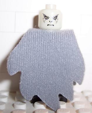 Lord Voldemort — Glow In Dark Opaque Head, Light Bluish Gray Cape