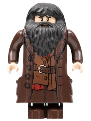 Rubeus Hagrid, Dark Brown Topcoat with Buttons &#40;Light Nougat Version with Movable Hands&#41;
