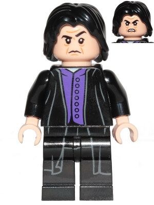 Professor Severus Snape, Dark Purple Shirt, Black Robes, Printed Legs