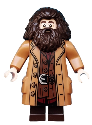 Rubeus Hagrid, Medium Nougat Topcoat with Buttons