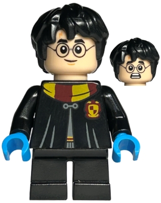 Harry Potter, Black Torso Gryffindor Robe, Black Short Legs