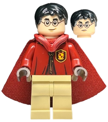 Harry Potter - Dark Red Gryffindor Quidditch Uniform with Hood and Cape