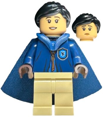 Cho Chang - Dark Blue Ravenclaw Quidditch Uniform with Hood and Cape