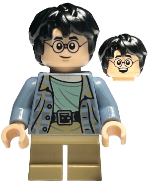 Harry Potter - Sand Blue Jacket, Dark Tan Short Legs, Broken Glasses