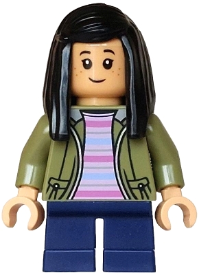 Cho Chang, Short Legs, Olive Green Jacket