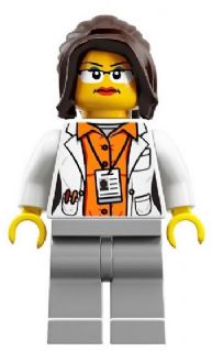 Research Scientist Female, White Lab Coat