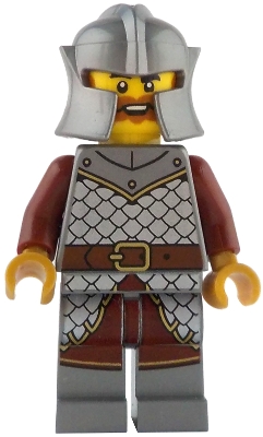 Griffin Knight - Male, Flat Silver Helmet