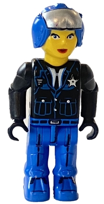 Police - Blue Legs, Black Jacket, Blue Helmet (Female)
